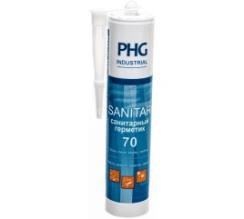 Герметик PHG Industrial Sanitar силиконовый санитарный Прозрачный 280мл 448749 (24шт/кор)