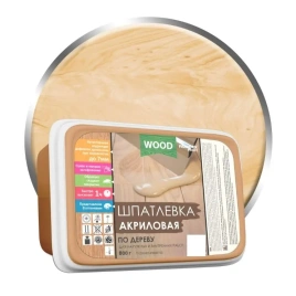 FARBITEX ПРОФИ GOOD FOR WOOD Шпатлёвка акриловая по дереву 0,8кг бук