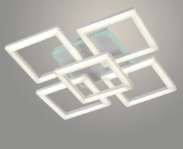Люстра 2170/4+1С белый 150W+26W 3000k-6000k d620 диммер