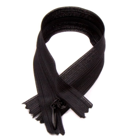 Молния потайная 25см черная