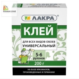 Клей Лакра для всех видов обоев универ. 200г