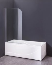 Душевая шторка CS-F01 120*65 прозр.стекло 6мм подвижная