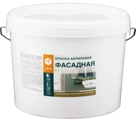 Краска акриловая APIS фасадная белая 15кг
