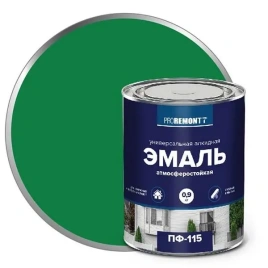Эмаль ПФ-115 PROREMONTT Ярко-зеленый 0,9кг