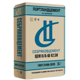 Цемент М-500 25 кг. Себряковцемент
