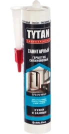 Герметик силикон санитарный TYTAN бесцветный 280мл 