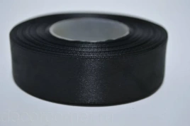 Лента атл. чёрный 25мм (33м  уп)