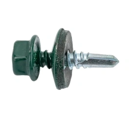 Шуруп кровельный оцинкованный 4,8х19-20 RAL6005 темно-зеленый 