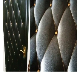 Обивка для двери УЮТ ватин черный