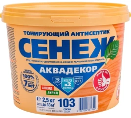 СЕНЕЖ АКВАДЕКОР 103 (сосна) 2,5 кг.
