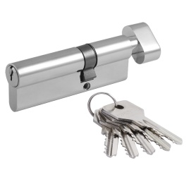 Цилиндр с вертушкой STD AL асимметричный ЛВ-90 (55-35В) хром