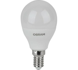 OSRAM Лампа светодиодная LED Value LVCLР60 7SW/830 шар матовый Е14 230В 