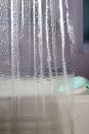 Шторка для ванной "Рыжий кот" 180х200 3D-эффект