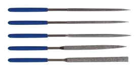 Лакра Набор надфилей алмазных, 140х70х3 мм, 5 шт. (3600000)