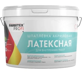 FARBITEX ПРОФИ Шпатлевка акриловая латексная 1,5кг