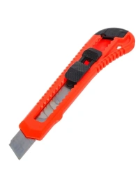 Нож строительный, 150 мм, пластик, выдвижное лезвие, 18х100 мм, BARTEX СН-87 (176371)