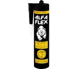 Клей жидкие гвозди ALFA Flex 92, для элементов декора, белый, 280 мл