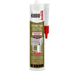 Герметик KUDO для кровли шоколадно-корич. RAL8017 280мл