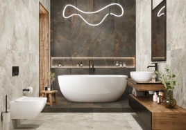 Delacora Керамический гранит 300х600 Stoncrete Beige D30006M (8шт/1.44 м2)