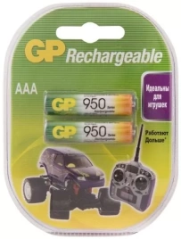 Аккумулятор GP R03/95AAAHC (950mAh) BP-2 (бл.2шт)