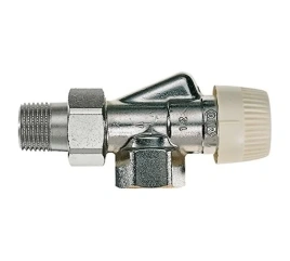 Вентиль для радиатора угловой ручной рег. 1/2"