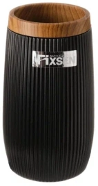 FIXSEN BLACK BOOM Подстаканник одинарный пластик FX-411-3 черный