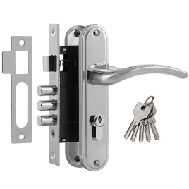 Замок врезной 796А-61,5 (хром)