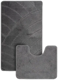 Коврик CONFETTI MAXIMUS 2шт 50*80см 14мм Серый