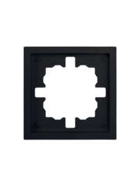 Lezard Рамка 1-мест горизонтальная черн.бархат ZIMA 704-4200-146