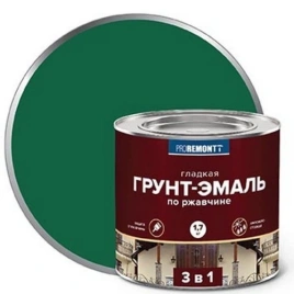 Грунт-эмаль 3 в 1 PROREMONTT зеленая 1,7 кг.