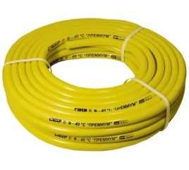 Шланг поливочный непрозрачный "Премиум" 3/4"х25м, желтый (77285-6)