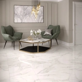 АКЦИЯ Керамический гранит 594х594 Marbella white PG01 (4шт/1,44м2)