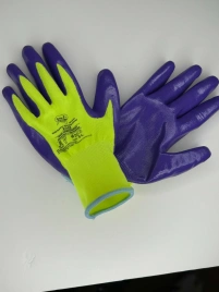 Перчатки нейлоновые c нитриловым покрытием (GM1002N Hi-Vis) размер 10(ХL)