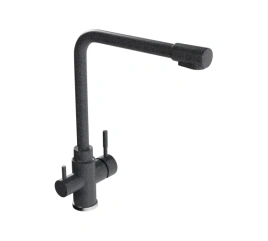Смеситель для кухни 35к MIXLINE ML-GS13 (309) т.серый с вых. для питьевого фильтра