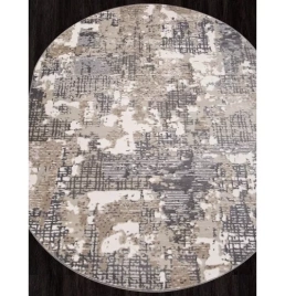 Ковер ATLANTIS 1,6*2.2 овал D737-CREAM