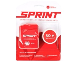 Нить уплотнительная Sprint 50м бокс + 50м катушка (вода, газ, сжатый воздух)