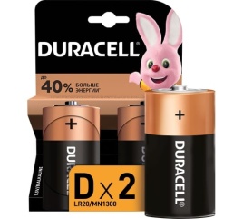 Эл-т пит LR Duracell LR20 BL-2 (бл.2шт)