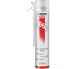 ZIGGER PF Пена бытовая всесезонная 65л 830грмл 01-03-56