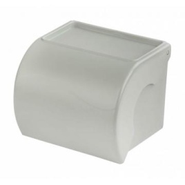 Держатель д/туалет. с полкой С062 серый