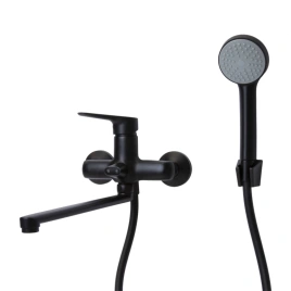 Смеситель для ванны и раковины 35к MIXLINE ML14-02BL Черный