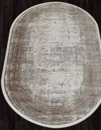 Ковер MARMARIS 26927A, 2.4*3.5 OVAL, GRY / D.BEIGE Турция