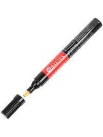 Маркер красящий по картону, металлу, пластику, стеклу, черный, BARTEX (342995)
