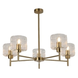 Люстра 40462/5 BR латунь Е27