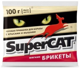 SUPER CAT мягкий брикет 100г