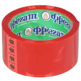 Скотч красный 48х50м BARTEX/Фрегат инд.уп