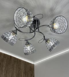 Люстра XA1640/5 CR хром E27