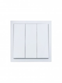 Lezard Выключатель СП 3кл белый ZIMA 704-0288-109QC