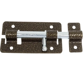 Задвижка ЗД-01 пол.бронза круглый ригель 