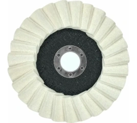 Полировальный лепестковый круг Orientcraft 125*22,2 из натурального войлока 0092-125