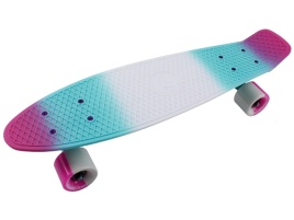 Скейтборд пластиковый Mulicolor 22 pink/sea 1/4
